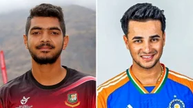 ১৩৩ ধাপ লাফিয়েও অভিষেক শর্মার ৮০ ধাপ নিচে সাইফ হাসান