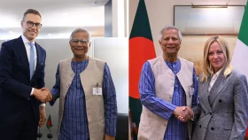 প্রধান উপদেষ্টার সঙ্গে ইতালির প্রধানমন্ত্রী ও ফিনল্যান্ডের প্রেসিডেন্টের বৈঠক
