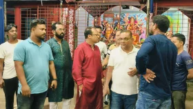 সিংড়ায় পূজামণ্ডপ পরিদর্শনে বিএনপি নেতা দাউদার মাহমুদ&nbsp;