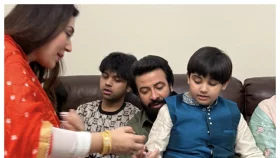 ছেলেকে নিয়ে শাকিবের বাড়িতে অপু