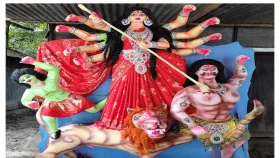 মহাষষ্ঠীর মধ্য দিয়ে মুরাদনগরে শারদীয় দুর্গোৎসব শুরু