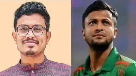 ক্রিকেটার সাকিবের পরিচয় হাসিনার দোসর ও খুনি: সাদিক কায়েম