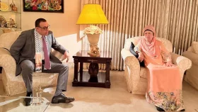 খালেদা জিয়ার সঙ্গে ফিলিস্তিনি রাষ্ট্রদূতের সাক্ষাৎ