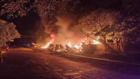 খাগড়াছড়িতে নেই ফায়ার সার্ভিস, ১৯ দোকান ভস্মীভূত