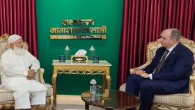 কসোভোর রাষ্ট্রদূতের সঙ্গে জামায়াত আমিরের সৌজন্য সাক্ষাৎ