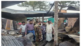 চন্দনাইশে পূর্ব শত্রুতার জেরে নৈশপ্রহরীকে দোকানে বেঁধে আগুন