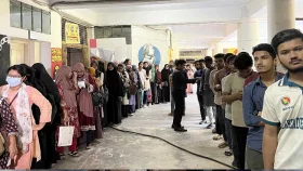 চাকসু ভোট শুরু, ক্যাম্পাসে উৎসবমুখর পরিবেশ