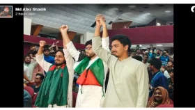 রাকসু বিজয়ীদের অভিনন্দন জানিয়ে যা বললেন সাদিক কায়েম
