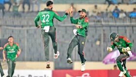 ৭৪ রানের জয় আর ব্যাটিংয়ে প্রশ্নবোধক চিহ্ন নিয়ে ঘরের সিরিজ শুরু বাংলাদেশের