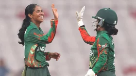 ২৮ রানে ৬ উইকেট নিয়ে শ্রীলঙ্কাকে ২০২ রানে গুটিয়ে দিলেন স্বর্ণা-রাবেয়ারা