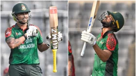 সৌম্য-সাইফের বিস্ফোরক ব্যাটিংয়ে মিরপুরে ১০ বছর পর শতরানের জুটি