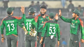 বিশাল জয়ে ওয়েস্ট ইন্ডিজকে সিরিজে হারালো বাংলাদেশ