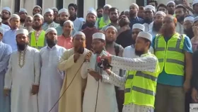 ইসকন নিষিদ্ধের দাবিতে রাজধানীতে বিক্ষোভ