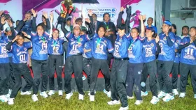&lrm;প্রথমবারের মতো নারী বেসবলে চ্যাম্পিয়ন বাংলাদেশ পুলিশ