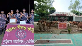 একমাসে কুড়িগ্রামে সোয়া ২ কোটি টাকার ভারতীয় পণ্য জব্দ