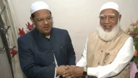 জামায়াতের আমিরকে চরমোনাই পীরের শুভেচ্ছা