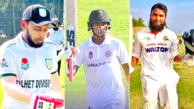 মুশফিকের ক্ষ্যাপাটে উদযাপন, জিশানের সেঞ্চুরি মিস, ৩৬ রানে ডিক্লেয়ার্ড