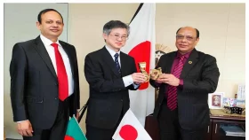 প্রবাসী কল্যাণ সচিবের সঙ্গে জাপানের সিনিয়র সহকারী মন্ত্রীর সাক্ষাৎ