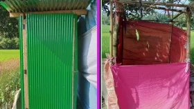 ভিক্ষুককে শৌচাগার করে দিলেন ইউএনও