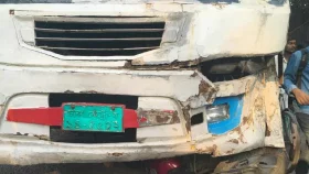শৈলকূপায় বাসচাপায় মোটরসাইকেল চালকের মৃত্যু
