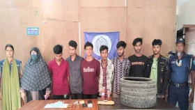 নাশকতার অভিযোগে মহিলা লীগের নেত্রীসহ ৮জন গ্রেপ্তার