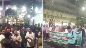 &lsquo;লীগ ধর, জেলে ভর&rsquo; স্লোগানে উত্তাল ঢাকা