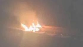ব্রাহ্মণবাড়িয়ায় রেললাইনে আগুন
