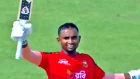 ৩৫ বলে ১০০*, টি-টোয়েন্টিতে বাংলাদেশের দ্রুততম সেঞ্চুরির রেকর্ড সোহানের