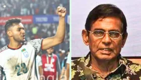 ভারতের বিপক্ষে জয় জাকারিয়া পিন্টুকে উৎসর্গ করলেন শমিত সোম