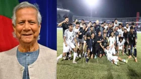 বাংলাদেশ ফুটবল দলকে অভিনন্দন প্রধান উপদেষ্টার