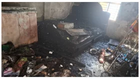 ত্রিশালে নওধার ক্রোকারিজ গোডাউনে আগুনে&nbsp;