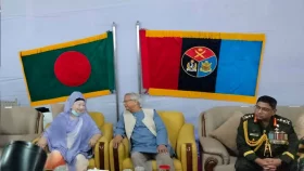 সেনাকুঞ্জে সশস্ত্র বাহিনী দিবসের অনুষ্ঠানে খালেদা জিয়া