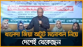 খালেদা জিয়া দেশের অনুপ্রেরণা দানকারী নেত্রী, আর শেখ হাসিনা লুটেরা: রিজভী