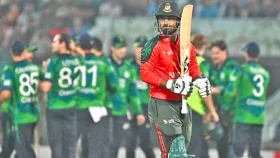 ১৮২ রানের লক্ষ্য, ১৮ রানে ৪ উইকেট নেই বাংলাদেশের