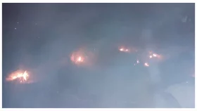 ইট ভাটায় গ্যাস সিলিন্ডার বিস্ফোরণে ভয়াবহ অগ্নিকাণ্ড