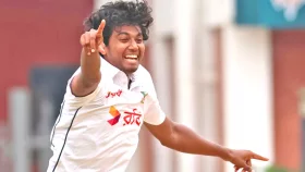 হাসান মাহমুদের আগুনে বোলিং, অমিত-গালিবের সেঞ্চুরি