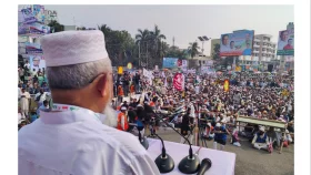 খুলনায় ৮ দলের সমাবেশে জনতার ঢল