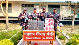 কুলাউড়ায় ভারতীয় গরু ও সিগারেট জব্দ