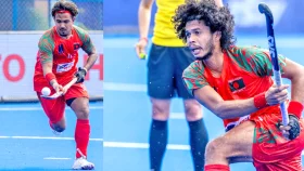 আমিরুল-রকির হ্যাটট্রিকে বিশ্বকাপ হকিতে প্রথম জয় বাংলাদেশের