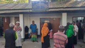 নকলায় ভোগান্তি সরকারি ভাতা ভোগীরা