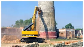 ফুলবাড়ীতে ৪ ইটভাটায় অভিযান, ৬ লাখ জরিমানা