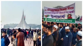 জাতীয় স্মৃতিসৌধে বীর শহীদদের প্রতি শ্রদ্ধা জানাতে মানুষের ঢল