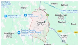 ঢাকা-টাঙ্গাইল মহাসড়ক অবরোধ, যান চলাচল বন্ধ