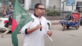 ভারতীয় দূতাবাসে ঘৃণা জানাতে পল্টন থেকে যাত্রা শুরু রাশেদ প্রধানের