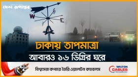 দেশজুড়ে শীতের তীব্রতা, ঢাকায় তাপমাত্রা ১৬ ডিগ্রি