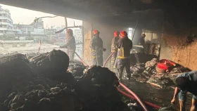 বাবুবাজারের ১৪ তলা ভবনে আগুন&nbsp;