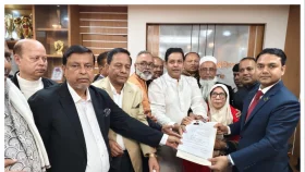 রূপগঞ্জে দিপু ভূঁইয়ার মনোনয়নপত্র দাখিল