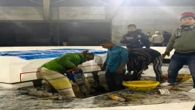 শহীদ জিয়ার কবরের পূর্ব পাশে প্রস্তুত খালেদা জিয়ার কবর