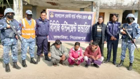 ভাণ্ডারিয়ায় নদীতে বিষ দিয়ে মাছ শিকার, ৩ জেলের সাজা