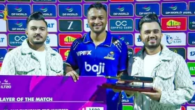 বল-ব্যাটে সাকিবের পারফরম্যান্সে এমআই এমিরাটস ফাইনালে